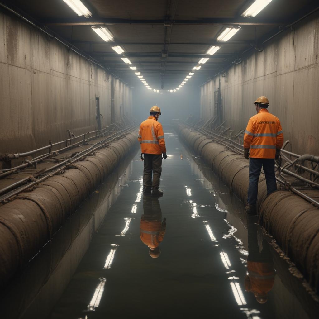 Прочистка промышленной канализации гидродинамическим способом: технология выполнения и режимы работы